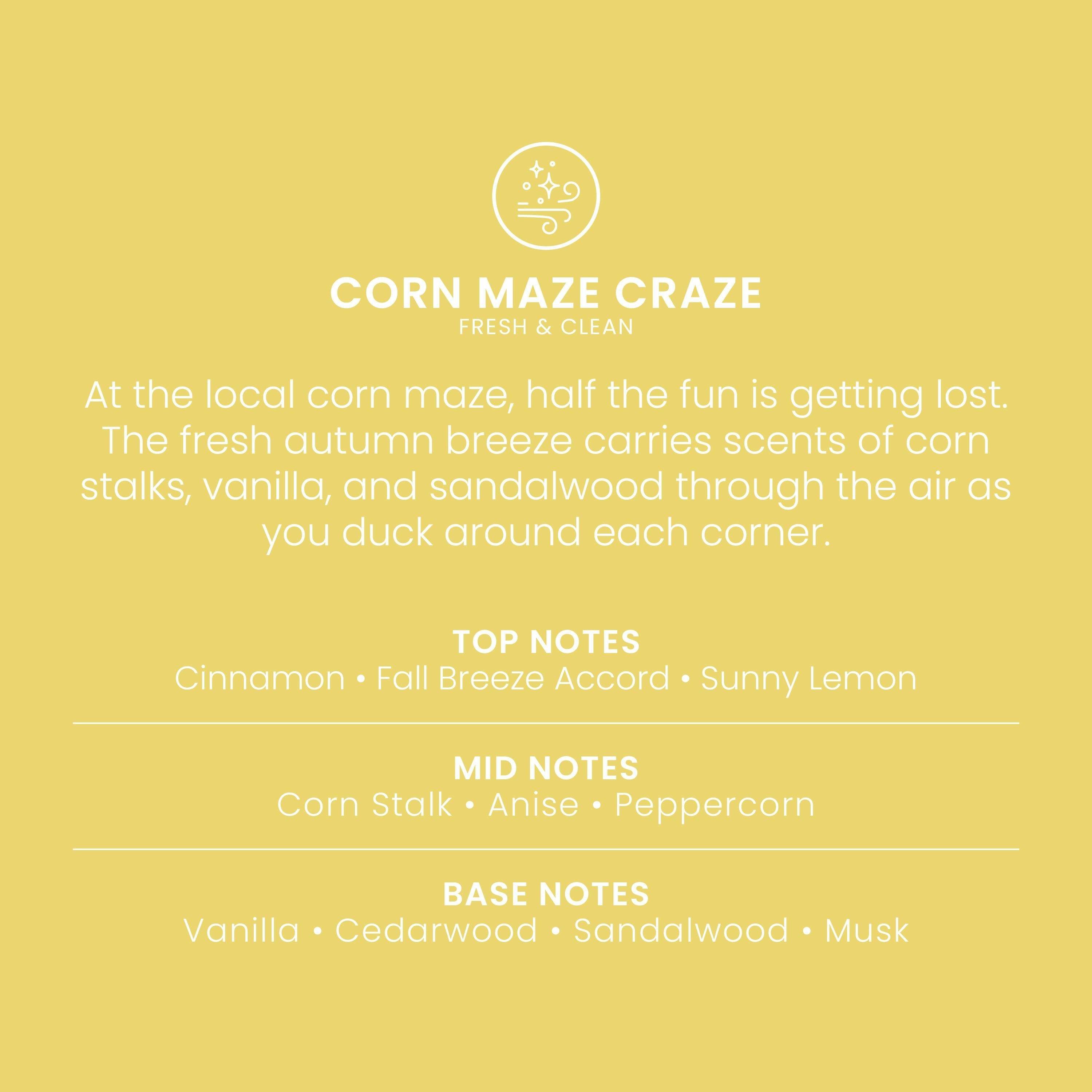 Corn Maze Craze Original Large Jar Candle